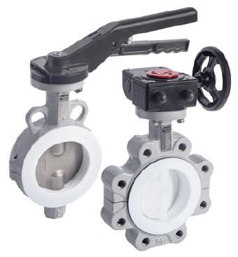 Teflon Lined Butterfly Valves
